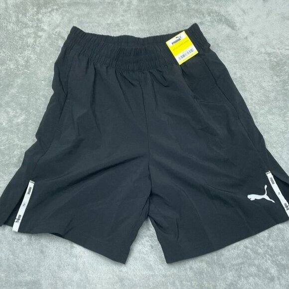 Puma Active Woven Mens Shorts Black Size S Lightweight Design 6951 - Picture 1 of 7